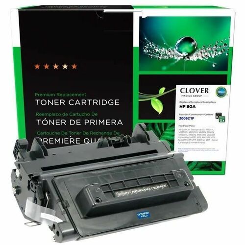 CIG 200621P Remanufactured Extended Yield Laser Toner Cartridge - Single Pack 90, 90A (CE390A(J)) - Black - 1 Each - 18000 Pages