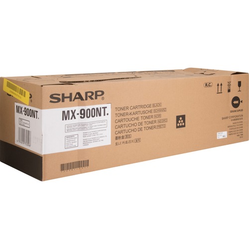 Sharp MX900NT Original High Yield Laser Toner Cartridge - Black - 1 Each - 120000 Pages