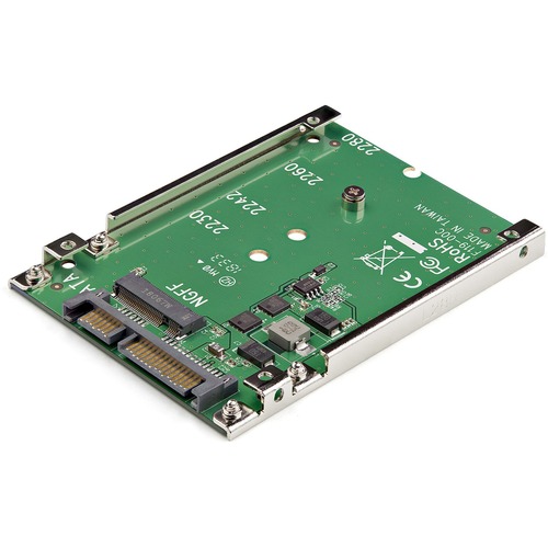 StarTech.com M.2 SATA SSD to 2.5in SATA Adapter Converter - Convert an M.2 SSD into a 7mm high 2.5in SATA 6Gbps Open Frame SSD - M.2 SSD to 2.5in SATA Adapter - Supports B key M.2 SSDs - 2.5 SATA Adapter - M.2 SSD to SATA - 2.5" Sata Adapter - M.2 SSD to 