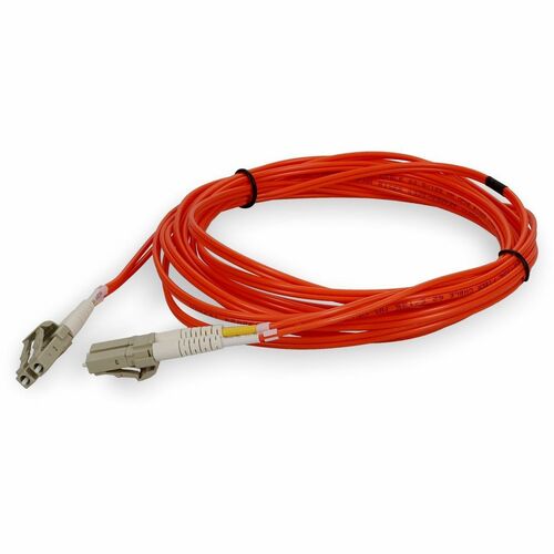 AddOn 4m Multi-Mode fiber (MMF) Duplex LC/LC OM1 Orange Patch Cable - 13.1 ft Fiber Optic Network Cable for Network Device - First End: 2 x LC Network - Male - Second End: 2 x LC Network - Male - Patch Cable - OFNR, Riser, Halogen-free, Plenum, LSZH - Ora