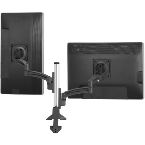 Chief Kontour Dual Display Monitor Arm - For Display 10-32" - Black - Height Adjustable - 2 Display(s) Supported - 10" to 30" Screen Support - 44 lb Load Capacity - 75 x 75, 100 x 100 - Yes