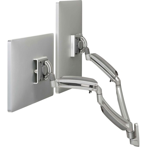 Chief KONTOUR K1W220S Wall Mount for Flat Panel Display - Silver - Height Adjustable - 10" to 30" Screen Support - 49.82 lb Load Capacity - 75 x 75, 100 x 100 - VESA Mount Compatible