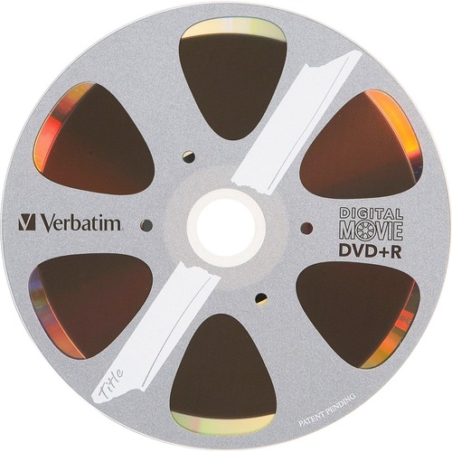 Verbatim DVD+R 4.7GB 8X with DigitalMovie Surface - 10pk Bulk Box - 120mm - 2 Hour Maximum Recording Time