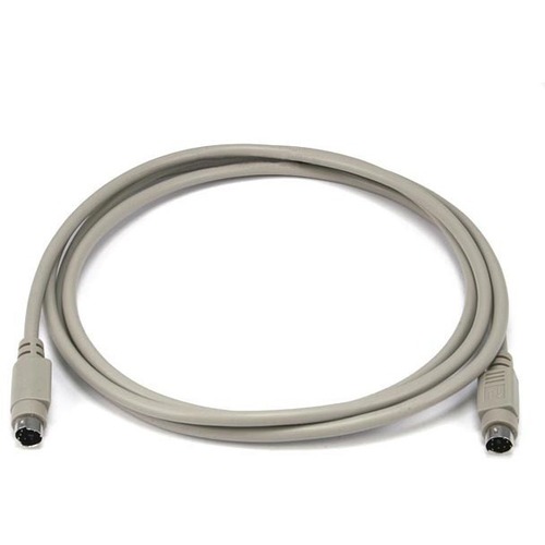 Monoprice 6ft PS/2 MDIN-6 Male to Male Cable - 6 ft PS/2 Data Transfer Cable for Mouse, Keyboard, Radio, Speaker, Subwoofer, Projector - First End: 1 x 6-pin Mini-DIN (PS/2) - Male - Second End: 1 x 6-pin Mini-DIN (PS/2) - Male