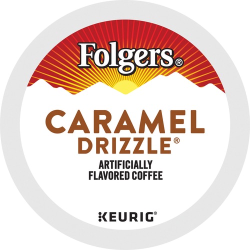 Folgers® K-Cup Caramel Drizzle - Compatible with Keurig Brewer - 24 / Box