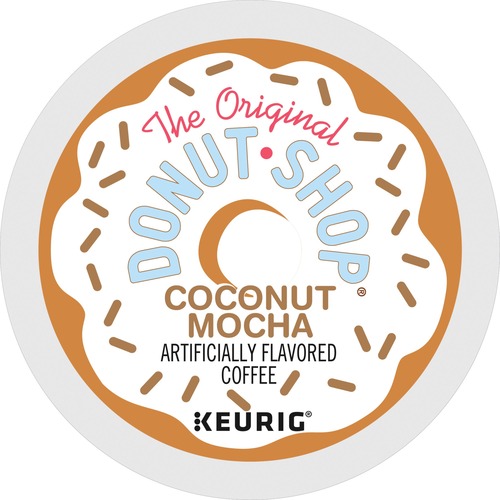 The Original Donut Shop® K-Cup Coconut Mocha - Compatible with Keurig Brewer - 24 / Box