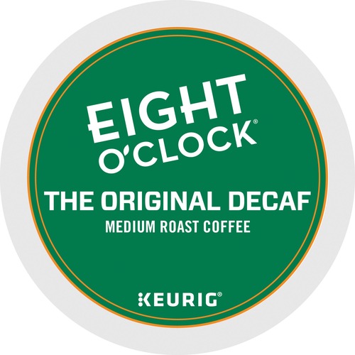 Eight O'Clock K-Cup The Original Decaf Coffee - Compatible with Keurig Brewer - Medium - 24 / Box