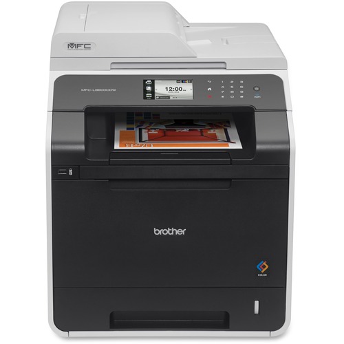 Brother MFC MFC-L8600CDW Wireless Laser Multifunction Printer - Color - Black, Gray - Copier/Fax/Printer/Scanner - 30 ppm Mono/30 ppm Color Print - 2400 x 600 dpi Print - Automatic Duplex Print - Upto 40000 Pages Monthly - 300 sheets Input - Color Scanner