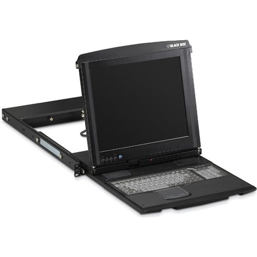Black Box ServView V with CATx Integrated KVM Tray Module, 16-Port - 16 Computer(s) - 17" LCDPS/2 PortUSB - Keyboard - TAA Compliant