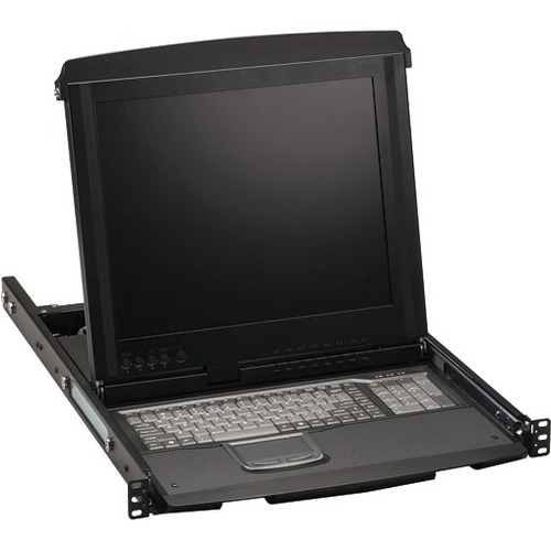 Black Box ServView V with 16-Port KVM Switch, VGA, USB, PS/2 - 16 Computer(s) - 17" LCDPS/2 PortUSBVGA - Keyboard12 V DC, 120 V AC, 230 V AC Input Voltage - 1U High - TAA Compliant
