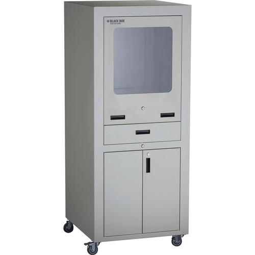 Black Box PC Shelter Cabinet - 69" (1752.60 mm) Height x 28.10" (713.74 mm) Width x 29.50" (749.30 mm) Depth - Beige - TAA Compliant