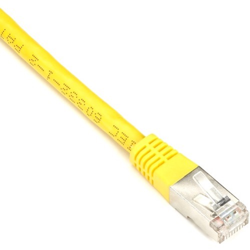 Black Box SlimLine Cat.5e (F/UTP) Patch Network Cable - 6 ft Category 5e Network Cable for Network Device - First End: 1 x RJ-45 Network - Male - Second End: 1 x RJ-45 Network - Male - 1 Gbit/s - Patch Cable - Shielding - Gold Plated Contact - CM - 26 AWG