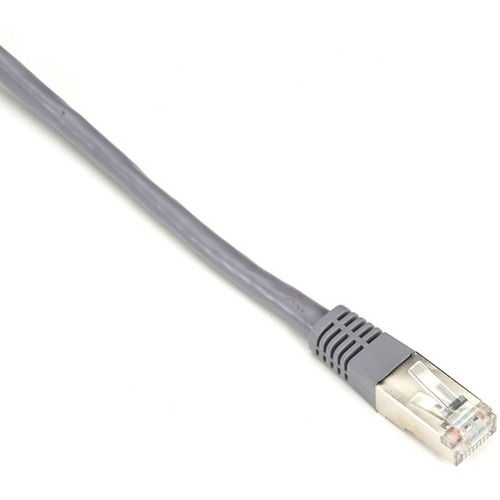 Black Box SlimLine Cat.6 (S/FTP) Patch Network Cable - 10 ft Category 6 Network Cable for Network Device - First End: 1 x RJ-45 Network - Male - Second End: 1 x RJ-45 Network - Male - 1 Gbit/s - Patch Cable - Shielding - Gold Plated Contact - CM - 26 AWG 