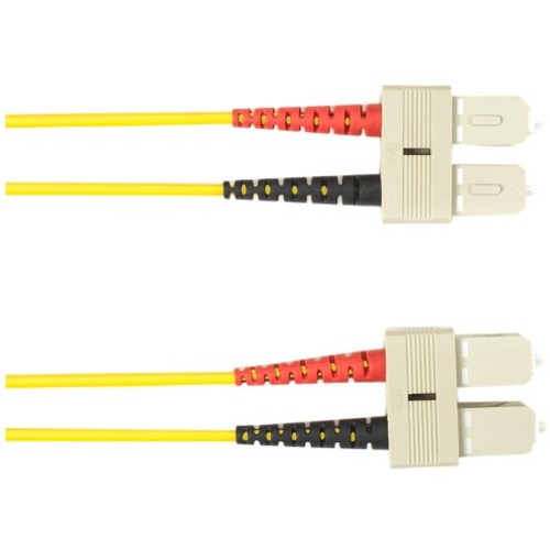 Black Box 5-m, SC-SC, 62.5-Micron, Multimode, PVC, Yellow Fiber Optic Cable - 16.40 ft Fiber Optic Network Cable for Network Device - First End: 2 x SC Network - Male - Second End: 2 x SC Network - Male - Patch Cable - Yellow