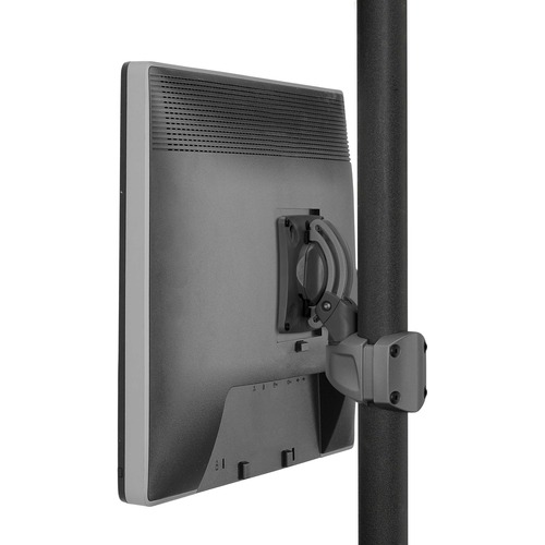 Chief Kontour Pole Monitor Mount with Extreme Tilt Pitch and Pivot - Black - 10" to 30" Screen Support - 40 lb Load Capacity - 75 x 75, 100 x 100 - Yes