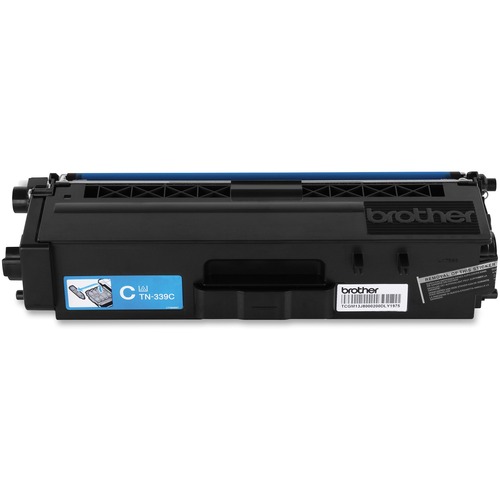 Brother Genuine TN339C Super High Yield Cyan Toner Cartridge - Laser - Super High Yield - 6000 Pages - Cyan - 1 Each