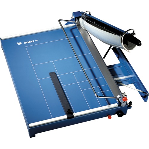 Dahle 569 Premium Guillotine Trimmer - 35 Sheet Cutting Capacity - 27" Cutting Length - Safety Guard, Self-sharpening Blade, Sturdy, Heavy Duty, Screened Guide, Ground Blade, Protective Guard, Adjustable Alignment Guide, Non-slip Rubber Feet, Lockable Bla