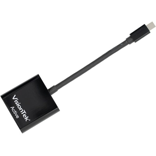 VisionTek Mini DisplayPort to HDMI 4K Active Adapter (M/F) - HDMI/Mini DisplayPort A/V Cable for Audio/Video Device, TV, Monitor, Projector, PC - First End: 1 x Mini DisplayPort Digital Audio/Video - Male - Second End: 1 x HDMI Digital Audio/Video - Femal