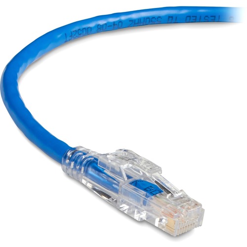 Black Box GigaBase 3 Cat.5e UTP Patch Network Cable - 5 ft Category 5e Network Cable for Patch Panel, Wallplate, Network Device - First End: 1 x RJ-45 Network - Male - Second End: 1 x RJ-45 Network - Male - 1 Gbit/s - Patch Cable - Gold Plated Contact - C
