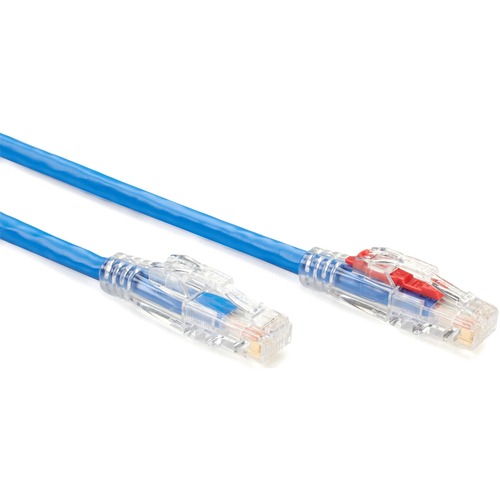 Black Box GigaBase 3 Cat.5e UTP Patch Network Cable - 7 ft Category 5e Network Cable for Patch Panel, Wallplate, Network Device - First End: 1 x RJ-45 Network - Male - Second End: 1 x RJ-45 Network - Male - 1 Gbit/s - Patch Cable - Gold Plated Contact - C