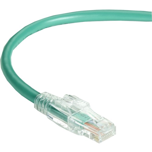 Black Box GigaBase 3 Cat.5e UTP Patch Network Cable - 1 ft Category 5e Network Cable for Patch Panel, Wallplate, Network Device - First End: 1 x RJ-45 Network - Male - Second End: 1 x RJ-45 Network - Male - 1 Gbit/s - Patch Cable - Gold Plated Contact - C