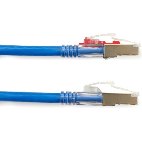 Black Box GigaBase 3 Cat.5e (F/UTP) Patch Network Cable - 1 ft Category 5e Network Cable for Patch Panel, Wallplate, Network Device - First End: 1 x RJ-45 Network - Male - Second End: 1 x RJ-45 Network - Male - 1 Gbit/s - Patch Cable - Shielding - Gold Pl