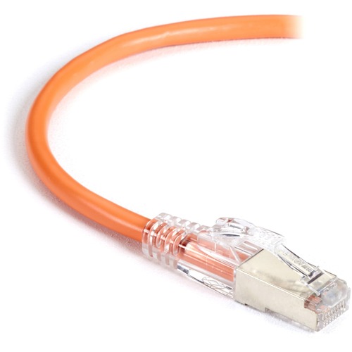 Black Box GigaBase 3 Cat.5e (F/UTP) Patch Network Cable - 5 ft Category 5e Network Cable for Patch Panel, Wallplate, Network Device - First End: 1 x RJ-45 Network - Male - Second End: 1 x RJ-45 Network - Male - 1 Gbit/s - Patch Cable - Shielding - Gold Pl