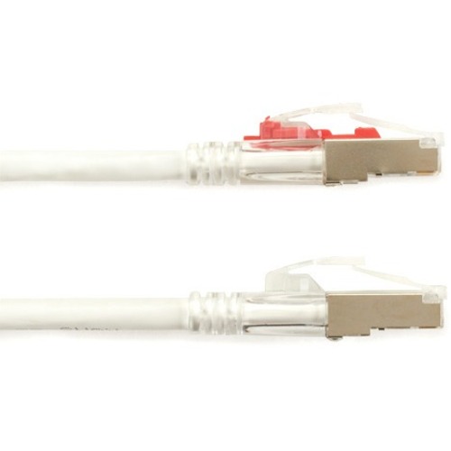 Black Box GigaBase 3 Cat.5e (F/UTP) Patch Network Cable - 3 ft Category 5e Network Cable for Patch Panel, Wallplate, Network Device - First End: 1 x RJ-45 Network - Male - Second End: 1 x RJ-45 Network - Male - 1 Gbit/s - Patch Cable - Shielding - Gold Pl