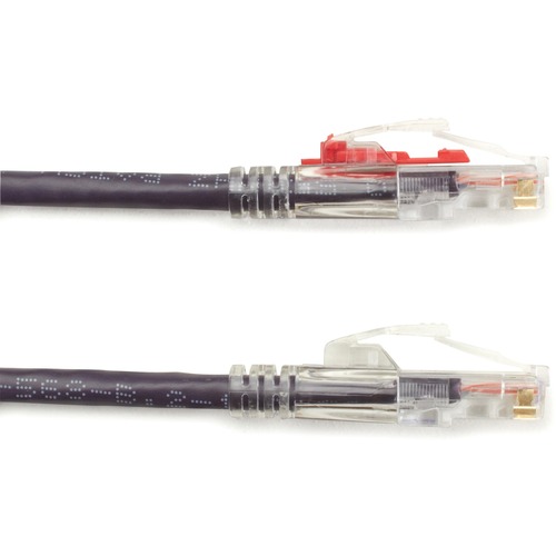 Black Box GigaBase 3 Cat.5e UTP Patch Network Cable - 7 ft Category 5e Network Cable for Patch Panel, Wallplate, Network Device - First End: 1 x RJ-45 Network - Male - Second End: 1 x RJ-45 Network - Male - 1 Gbit/s - Patch Cable - Gold Plated Contact - C