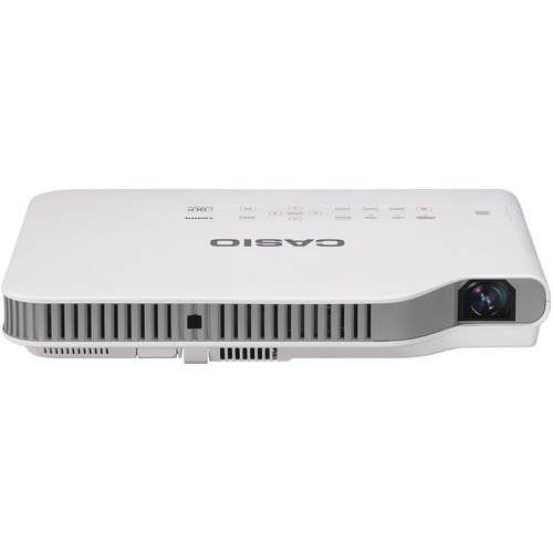 Casio Slim XJ-A252 DLP Projector - 16:10 - White, Light Gray - 1280 x 800 - 720p - 20000 Hour Normal ModeWXGA - 1,800:1 - 3000 lm - HDMI - VGA In - 3 Year Warranty - Digital Projectors - CSOXJA252
