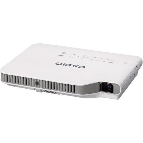 Casio Slim XJ-A242 DLP Projector - 16:10 - White, Light Gray - 1280 x 800 - 720p - 20000 Hour Normal ModeWXGA - 1,800:1 - 2500 lm - HDMI - VGA In - 3 Year Warranty - Digital Projectors - CSOXJA242