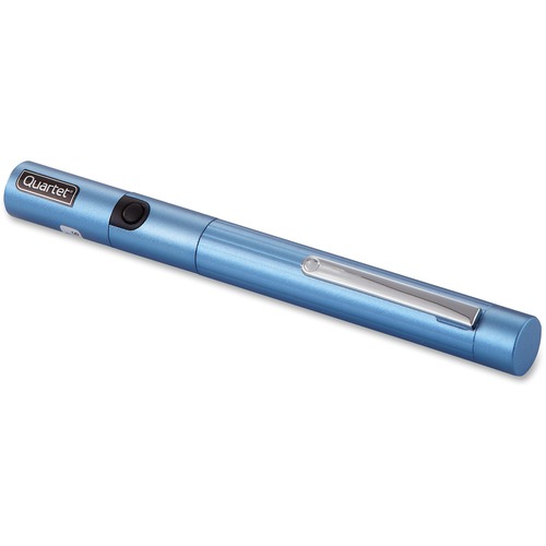 Quartet Quartet Laser Pointer - Class 2, Blue - Green Light - 1640 ft Maximum Projection - Blue - 1 Each