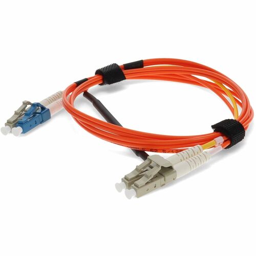 AddOn Fiber Optic Duplex Patch Network Cable - 3.3 ft Fiber Optic Network Cable for Network Device - First End: 2 x LC Network - Male - Second End: 2 x LC Network - Male - Patch Cable - OFNR, Riser, LSZH - 62.5/125 µm, 9/125 µm - Multicolor - 