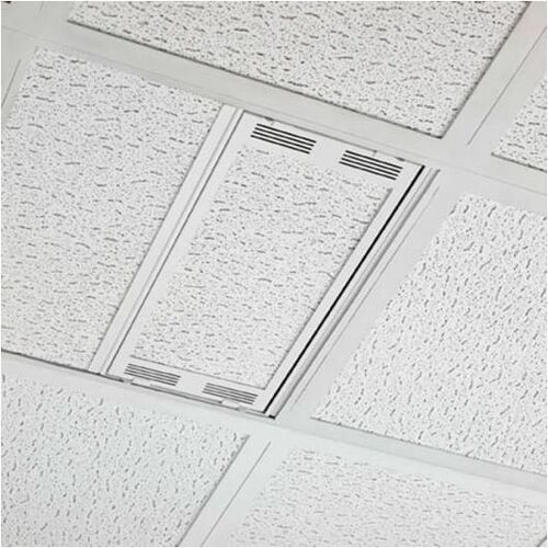 Chief 1' x 2' Above Suspended Ceiling Storage Box - White - 100 lb Load Capacity
