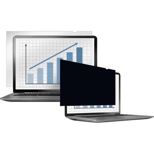 Fellowes PrivaScreen™ Blackout Privacy Filter - 12.5" Wide - For 12.5" Widescreen LCD Notebook - 16:9 - Fingerprint Resistant, Scratch Resistant - Polyethylene - 1 - TAA Compliant
