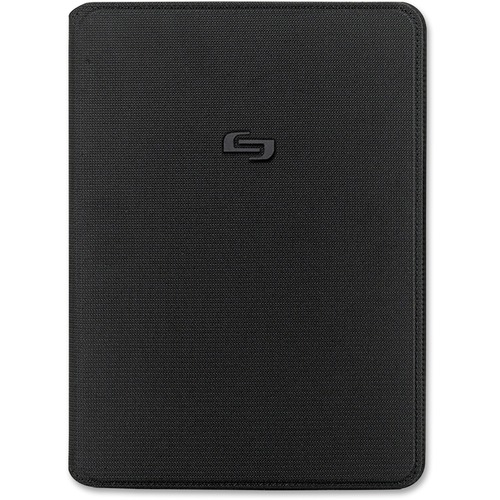Solo Classic Carrying Case (Book Fold) iPad Air Tablet - Black - Polyester Body - 9.7" Height x 7.1" Width x 0.6" Depth - 1 Each