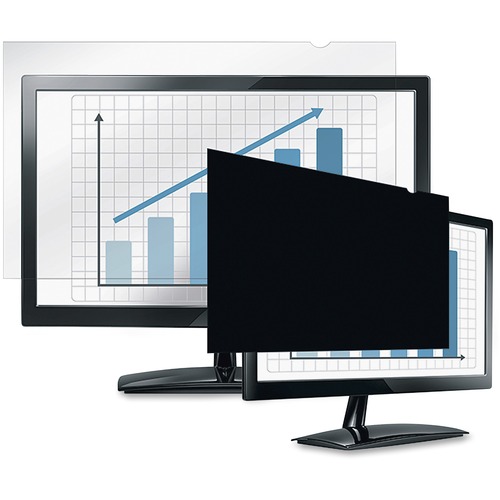 Fellowes PrivaScreen™ Blackout Privacy Filter - 24.0" Wide - For 24" Widescreen LCD Monitor, Notebook - 16:9 - Fingerprint Resistant, Scratch Resistant - Polyethylene - 1 - TAA Compliant