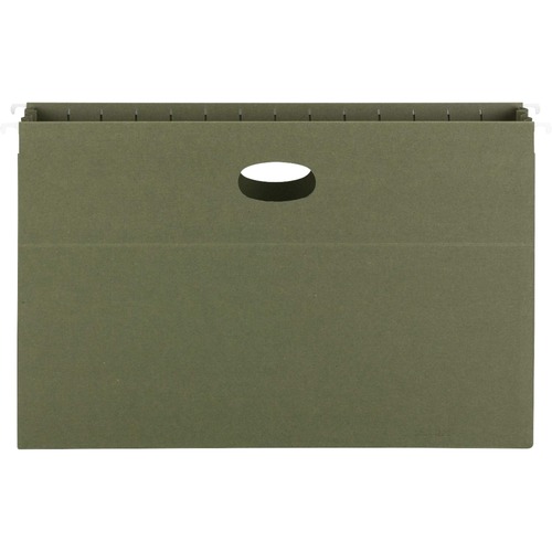 Smead Legal Recycled Hanging Folder - 8 1/2" x 14" - 3 1/2" Expansion - Standard Green - 100% Recycled - 40 / Carton - Hanging Pockets - SMD64326
