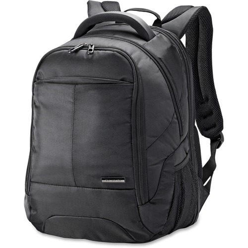Samsonite Classic Rugged Carrying Case (Backpack) for 13" to 15.6" Apple iPad Notebook, Book - Black - Shock Resistant Interior - Ballistic Fabric Body - Checkpoint Friendly - Handle, Shoulder Strap - 17.8" Height x 12.5" Width x 9.3" Depth - 1 Each