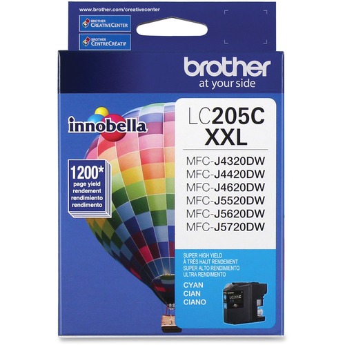 Brother Innobella LC205CS Original Ink Cartridge - Cyan - Inkjet - Super High Yield - 1200 Pages - 1 Pack - Ink Cartridges & Printheads - BRTLC205CS
