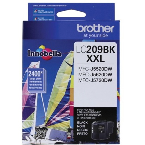 Brother Innobella LC209BKS Original Ink Cartridge - Black - Inkjet - Super High Yield - 2400 Pages - 1 Pack - Ink Cartridges & Printheads - BRTLC209BKS