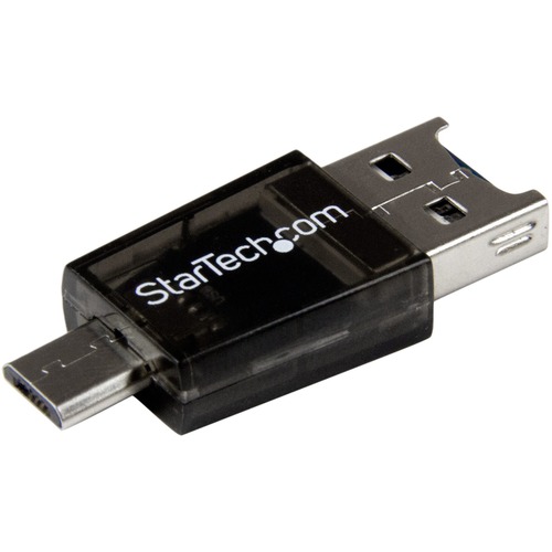 StarTech.com Micro SD to Micro USB / USB OTG Adapter Card Reader For Android Devices - Connect a Micro SD card to your computer or OTG mobile device, through a USB or Micro USB port - Card Reader for Android - OTG Adapter - Media Card reader - Android Car