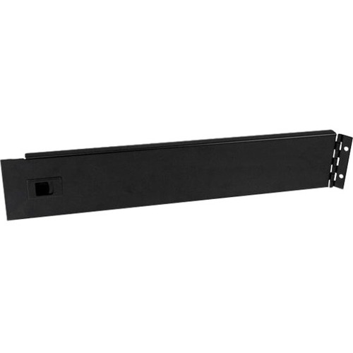 StarTech.com Blanking Panel - 2U - Hinged Rack Panel - 19in - Steel - Black - TAA Compliant - Tool-less Installation - Improve the organization and appearance of your rack while maintaining easy access and airflow, with a hinged blanking panel - 2U Hinged