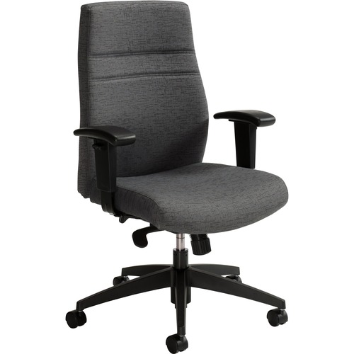 Global Management/Mid-Back Chairs - Granite Rock - 1 Each