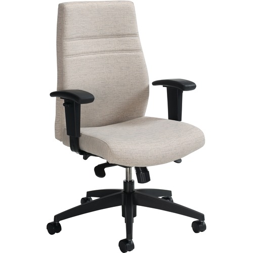 Global Management/Mid-Back Chairs - White Sand - 1 Each