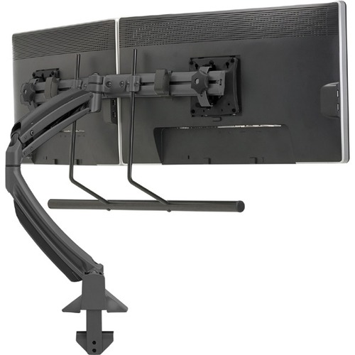 Chief KONTOUR K1D22HB Desk Mount for Flat Panel Display - Black - Height Adjustable - 10" to 24" Screen Support - 17.99 lb Load Capacity - 75 x 75, 100 x 100 - VESA Mount Compatible