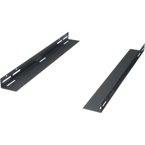 Middle Atlantic CSA-18-H Mounting Bracket for Network Equipment - Black - 200 lb Load Capacity - 2 / Pack