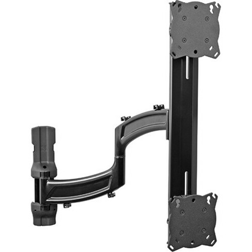Chief Kontour 1x2 Dual Monitor Arm Display Mount - For Displays up to 24" - 24" Screen Support - 30 lb Load Capacity - 75 x 75, 100 x 100 - Yes