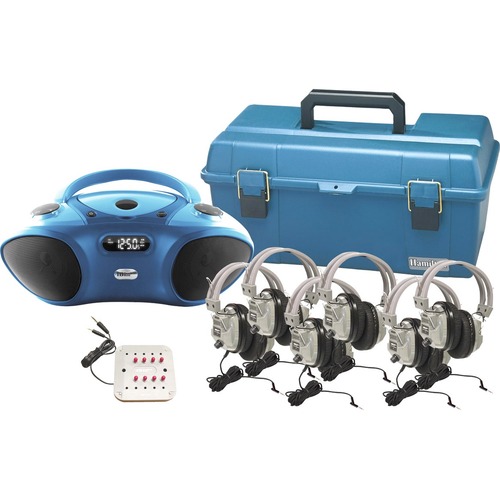 Hamilton Buhl Val-U-Pak Bluetooth/CD/FM Listening Center, 6 station