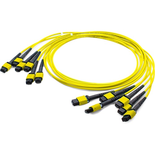 AddOn Fiber Optic Network Cable - 9.8 ft Fiber Optic Network Cable for Network Device - First End: 6 x MPO Network - Female - Second End: 6 x MPO Network - Female